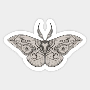 Bee moth Sticker